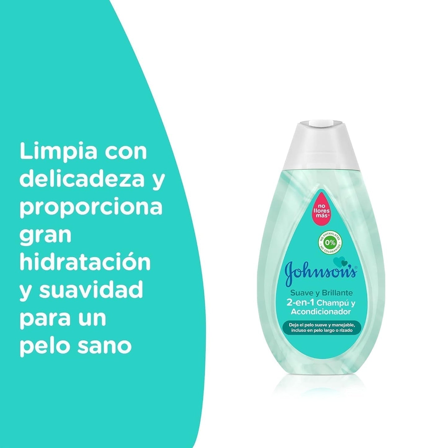 Baby Champú + Acondicionador Suave Y Brillante 500 ml Dzieci - Kąpiel i pielęgnacja skóry Naty Shop