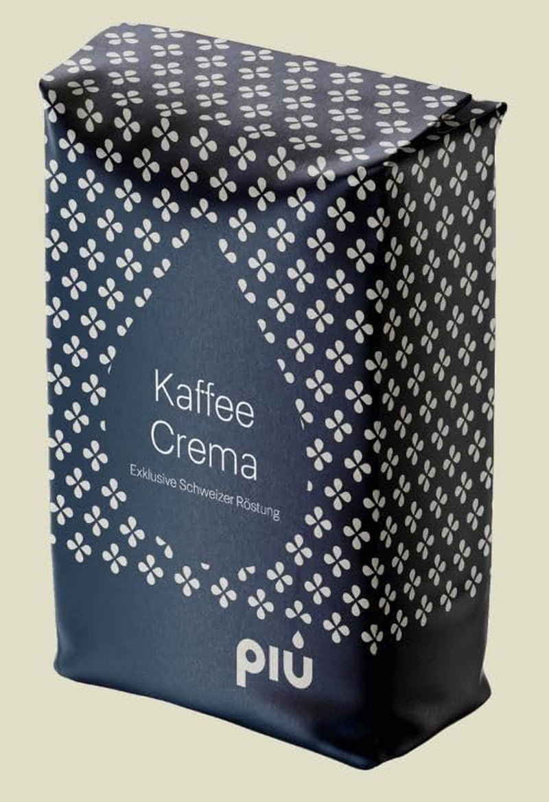Kawa ziarnista Schümli Classic Café Crème, 1 kg, aromatyczna i pikantna mieszanka Arabiki i Robusty, szwajcarska palenie bębna, całe ziarna do w pełni automatycznych ekspresów do kawy