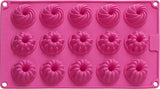 Birkmann, Easy Baking, Donutblech, Backform Für 6 Donuts, Mit Hochwertiger Antihaftbeschichtung, Ø 9 Cm, Mit Rezept, 881631 Formy i blachy do pieczenia Naty Shop 15Er Gugelhupfform