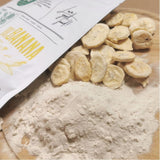 Liofilizowane banany w proszku | XL 300g Proszek owocowy Liofilizowany proszek bananowy | Do smoothie, pieczenia, ciasta | Liofilizowany banan | Owoce liofilizowane | ZingyZoo Proszek bananowy Naty Kup produkty suszone