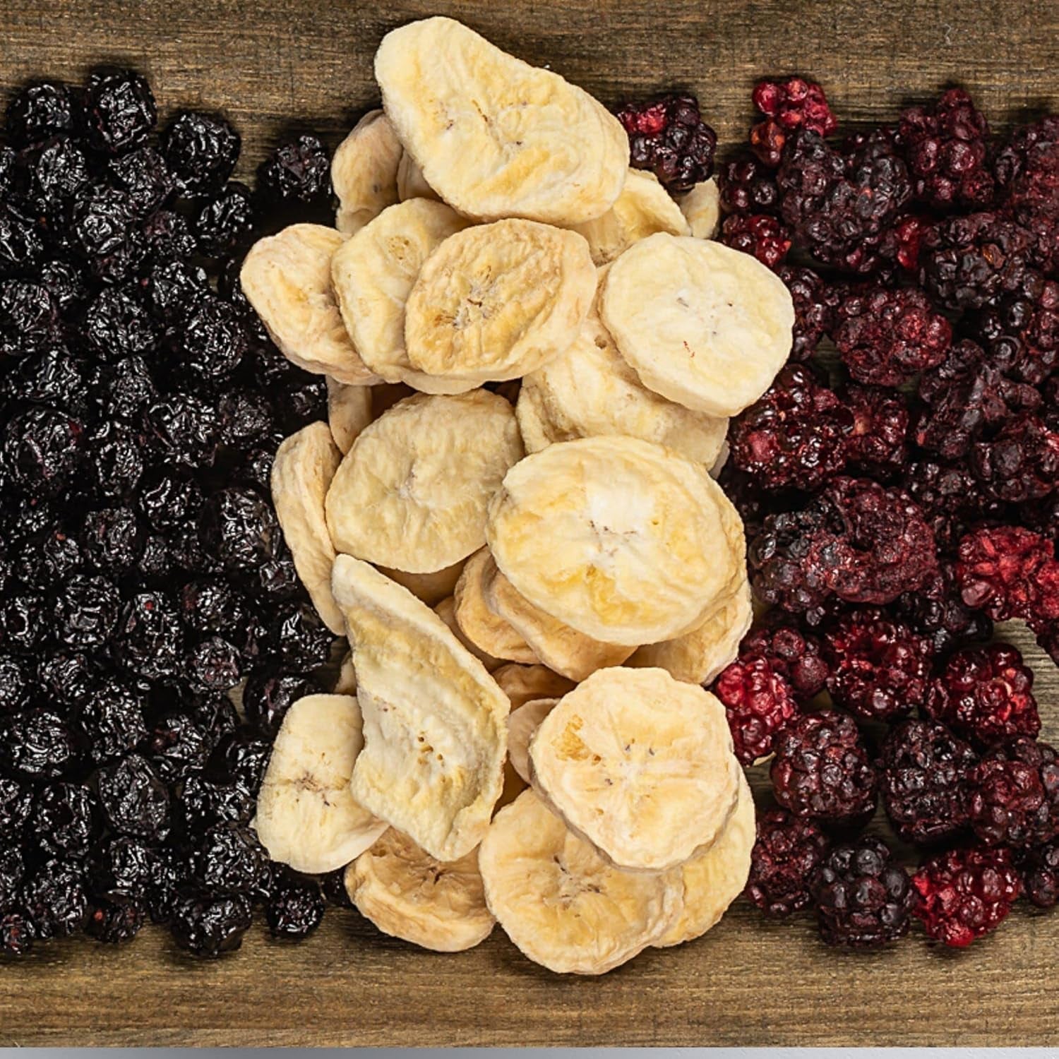 Liofilizowane banany | Opakowanie 120g Banany suszone bez cukru | Liofilizowany banan | Banany z suszonymi owocami | Świeże banany liofilizowane | Liofilizowane plasterki banana Naty Shop produkty suszone