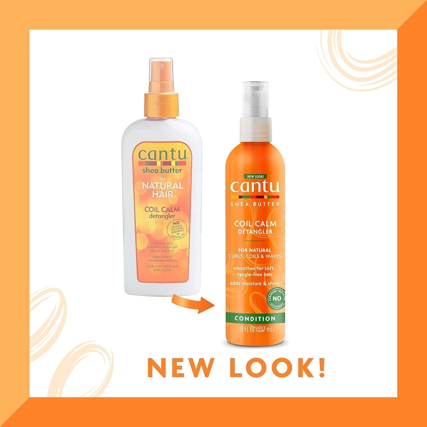 Cantu Coil Calm spray ułatwiający rozczesywanie, shea, kręcone włosy, 237ml Produkty do rozczesywania Naty Shop