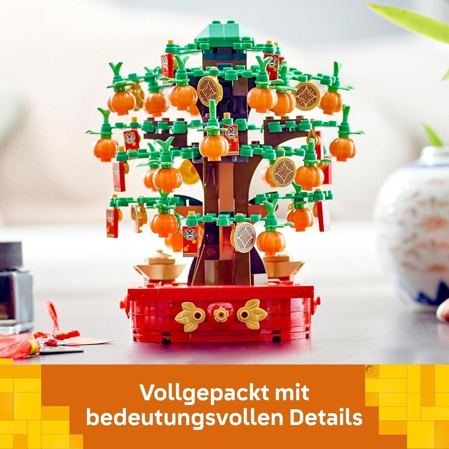 LEGO Kasztan Dzwonnik, zestaw do budowania dla 9 lat, prezent na Księżycowy Nowy Rok dla chłopców i dziewcząt, zestaw do odgrywania ról, dekoracje świąteczne, dekoracje domu, dekoracje stołu 40648 Zestawy do budowania Besuche w sklepie LEGO