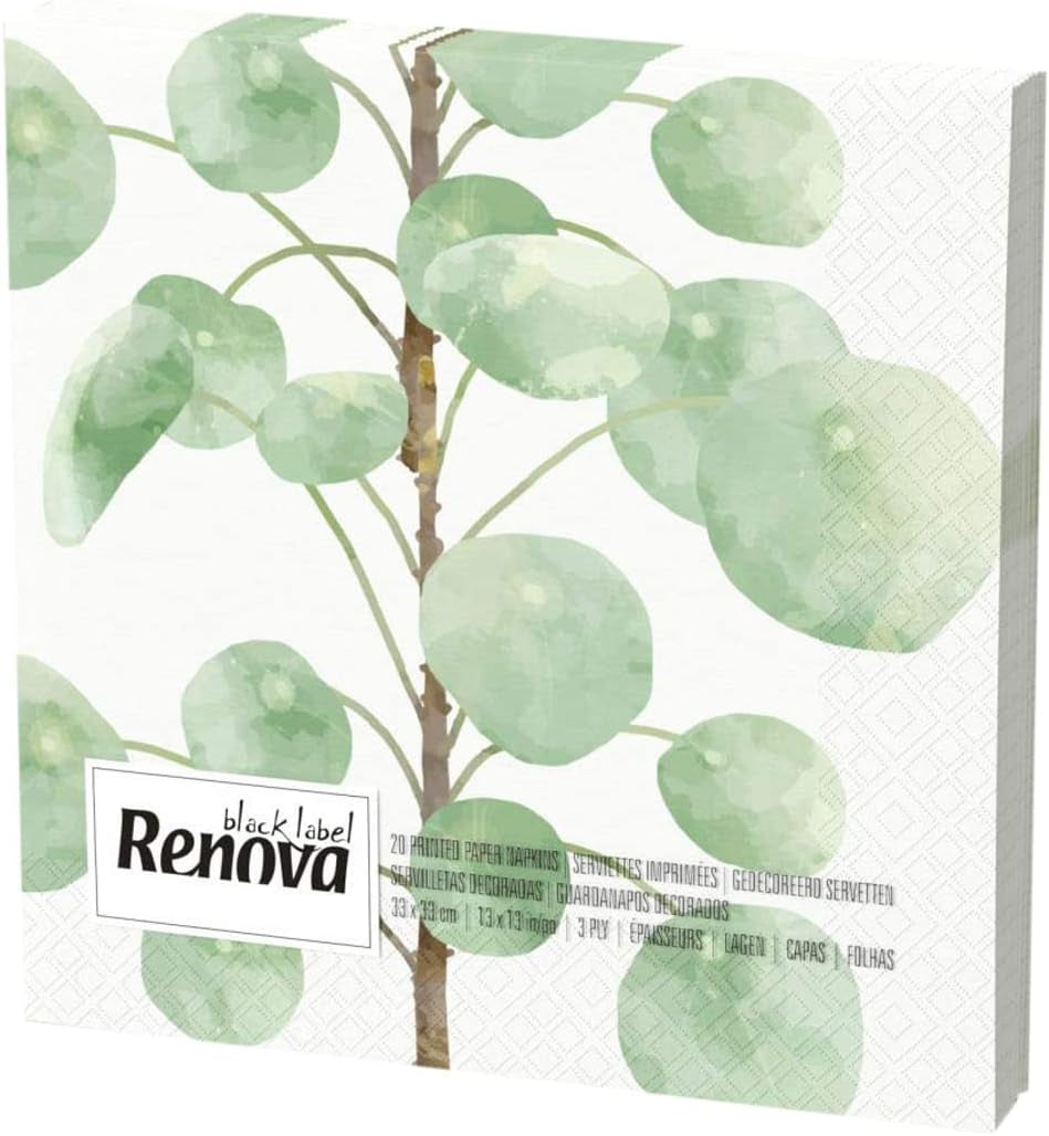 Ultracienkie serwetki papierowe Renova - 20 serwetek