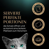 Sheba Portion Pouches Mokra karma dla kotów Multipack Fresh & Fine w galarecie z tuńczykiem i łososiem MSC, 6x6x50g - Zdrowe posiłki dla kotów z galaretką