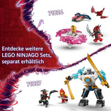 LEGO NINJAGO Smok Sory Spinjitzu Spinner — zabawka Ninja z 2 minifigurkami — mały zestaw do zabawy dla dzieci — pomysł na prezent dla chłopców i dziewcząt w wieku 6 lat 71824 Zestawy do budowania Besuche den LEGO-Store