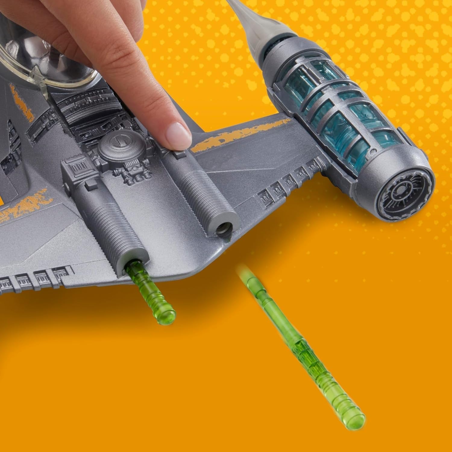 Star Wars Epic Hero Series N-1 Starfighter of the Mandalorian, duże figurki i ekscytujące akcesoria do ekscytujących manewrów, ekscytujące figurki na prezenty Sklep Naty