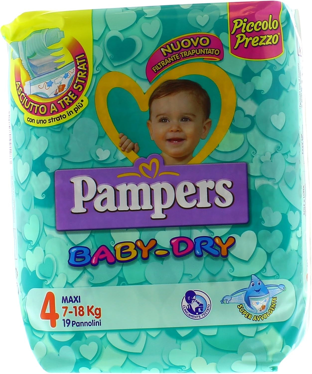 Pampers (stara wersja), majtki, rozmiar 4, 9kg-15kg, trzy opakowania (1 x 88 pieluszek)