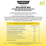 Organiczny bulgur włoski 5 kg, cała pszenica, pszenica durum, popękana pszenica, idealny do przyrządzania tabbouleh i dań orientalnych, praktyczny format