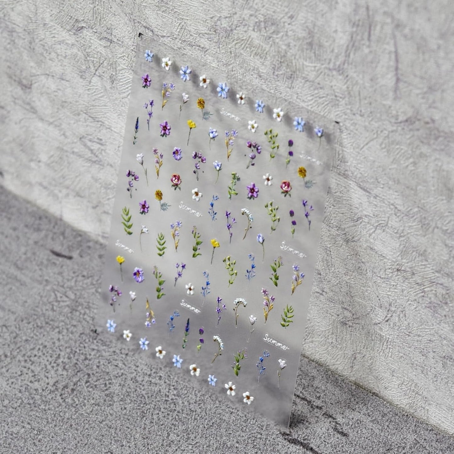 Zestaw Nagelsticker - Selbstklebende naklejka na paznokcie, Nageldesign Zubehör, Nail Art, Nagelaufkleber Für Fingernägel, Blumen Nagelsticker, Nagel Deko