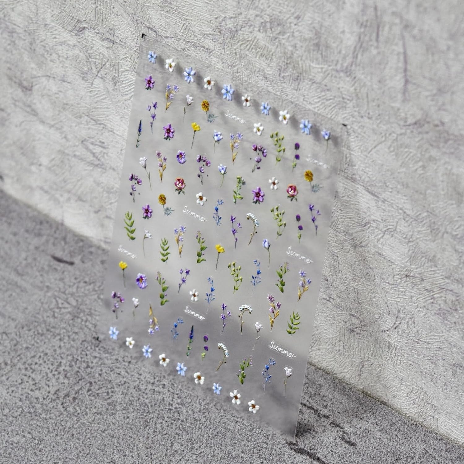 Zestaw Nagelsticker - Selbstklebende naklejka na paznokcie, Nageldesign Zubehör, Nail Art, Nagelaufkleber Für Fingernägel, Blumen Nagelsticker, Nagel Deko