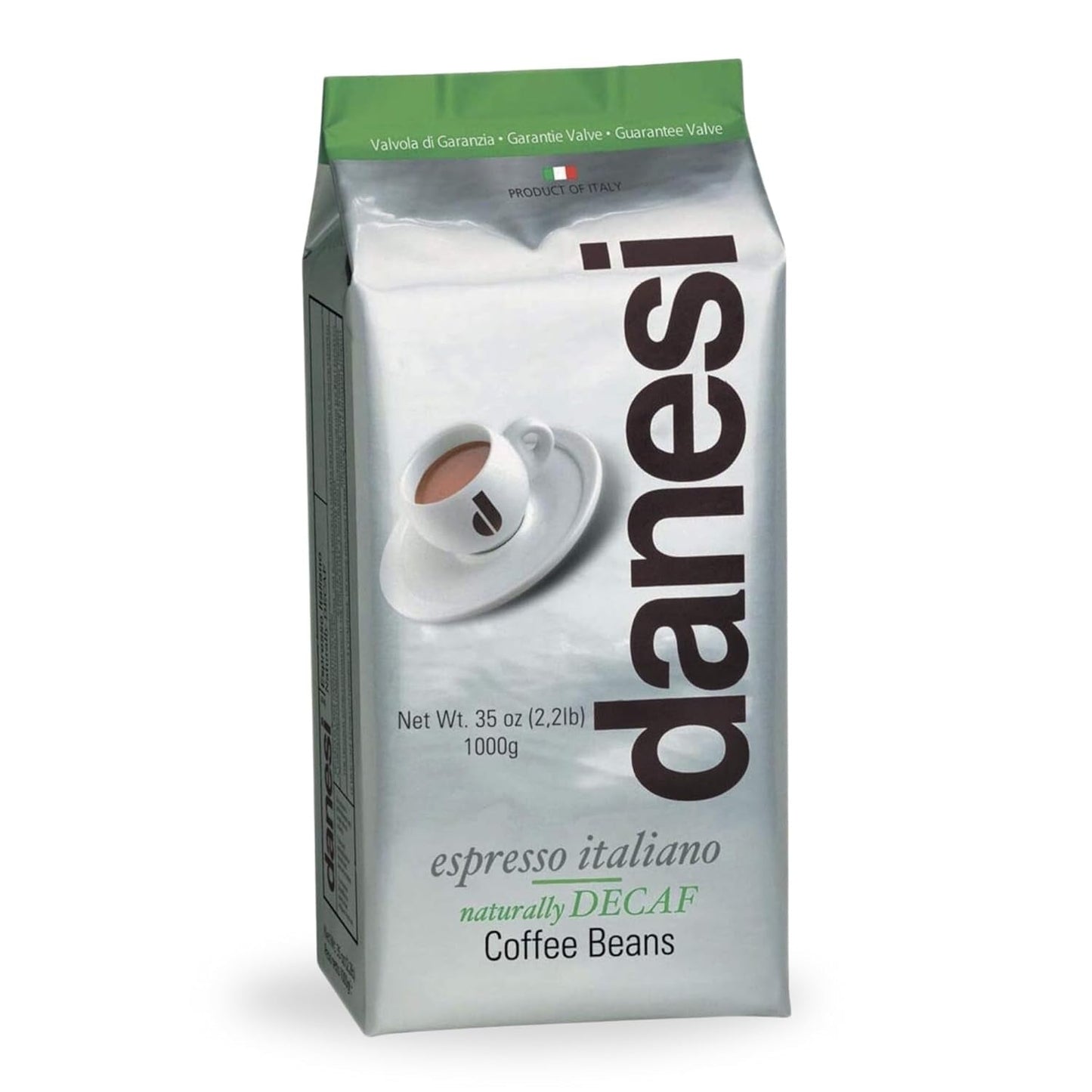 Danesi Decafeinato (bezkofeinowa), fasola, 1 opakowanie (1 x 1 kg)