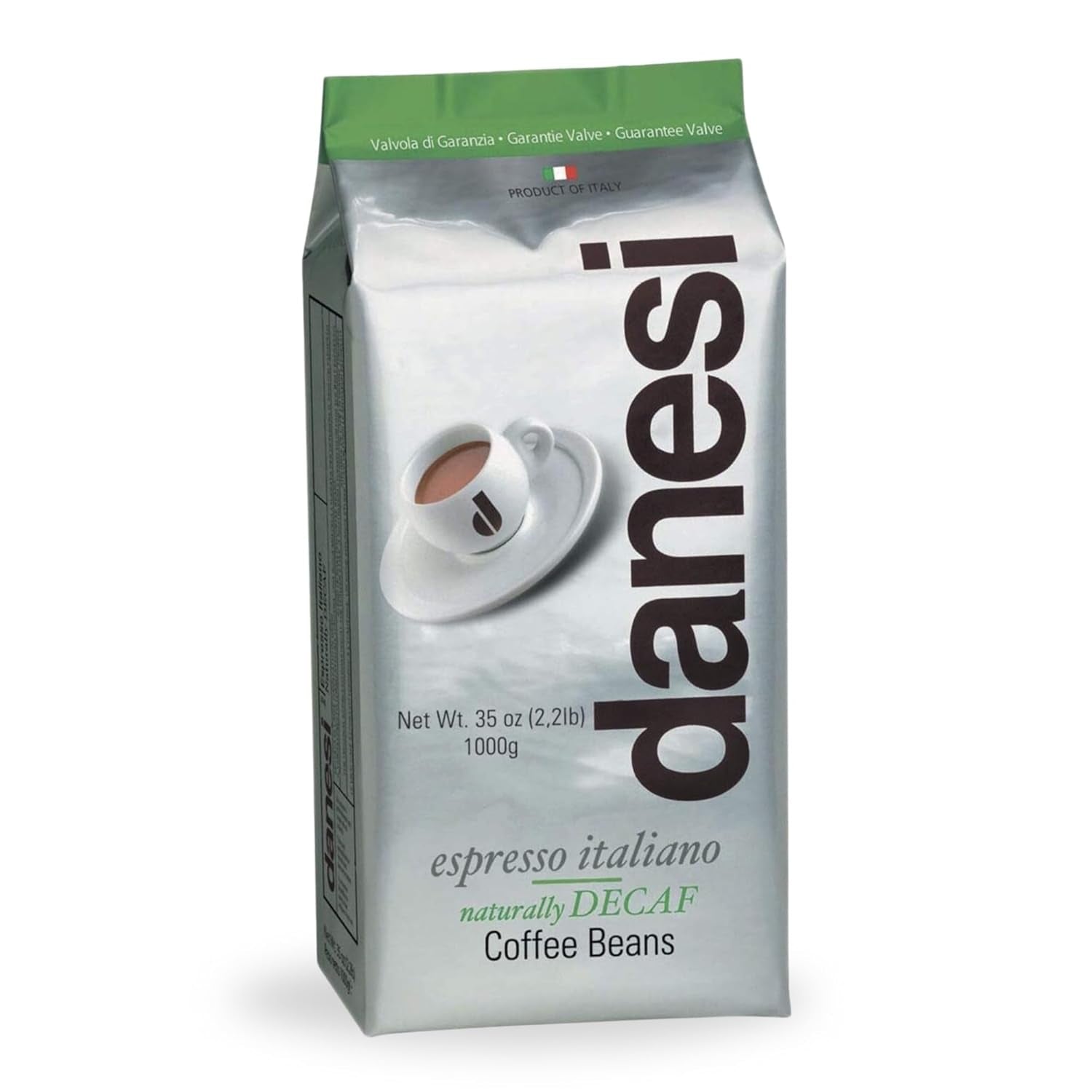 Danesi Decafeinato (bezkofeinowa), fasola, 1 opakowanie (1 x 1 kg)