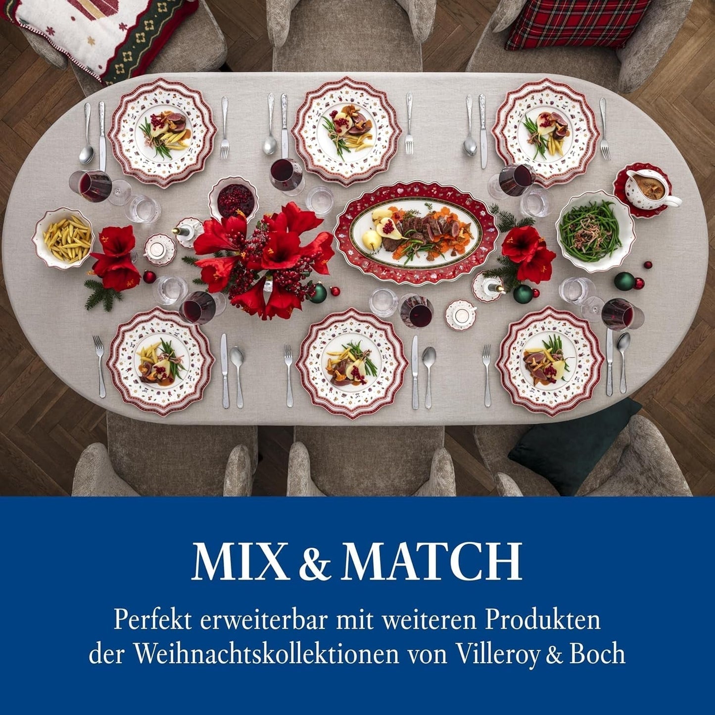 Villeroy & Boch - Zestaw łyżek do kawy Toy'S Delight, 6 sztuk, srebrna platyna, można myć w zmywarce Kitchen Naty Shop