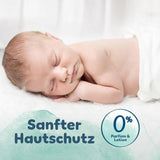 Pieluszki Pampers Harmony rozmiar 2, 204 pieluszki, 4kg-8kg, delikatna ochrona skóry dzięki 100% ochronie Pampers