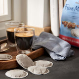 Tchibo Kaffeepads Vorratspack Maxipack, Feine Milde, 200 Stück – 2x 100 podkładek (Kaffee, łagodne mit sanften Röstaromen), nachhaltig, geeignet für Senseo Maschinen