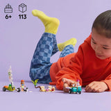 LEGO Friends Przygoda na plaży z psami Zabawka do budowania dla dziewczynek Zestaw zwierząt w wieku 6 lat z 2 minifigurkami i 2 figurkami Corgi Kreatywny prezent dla dzieci Przygoda na desce surfingowej Zestaw do budowania 42641 Zestawy do budowania Besuche den LEGO-Store