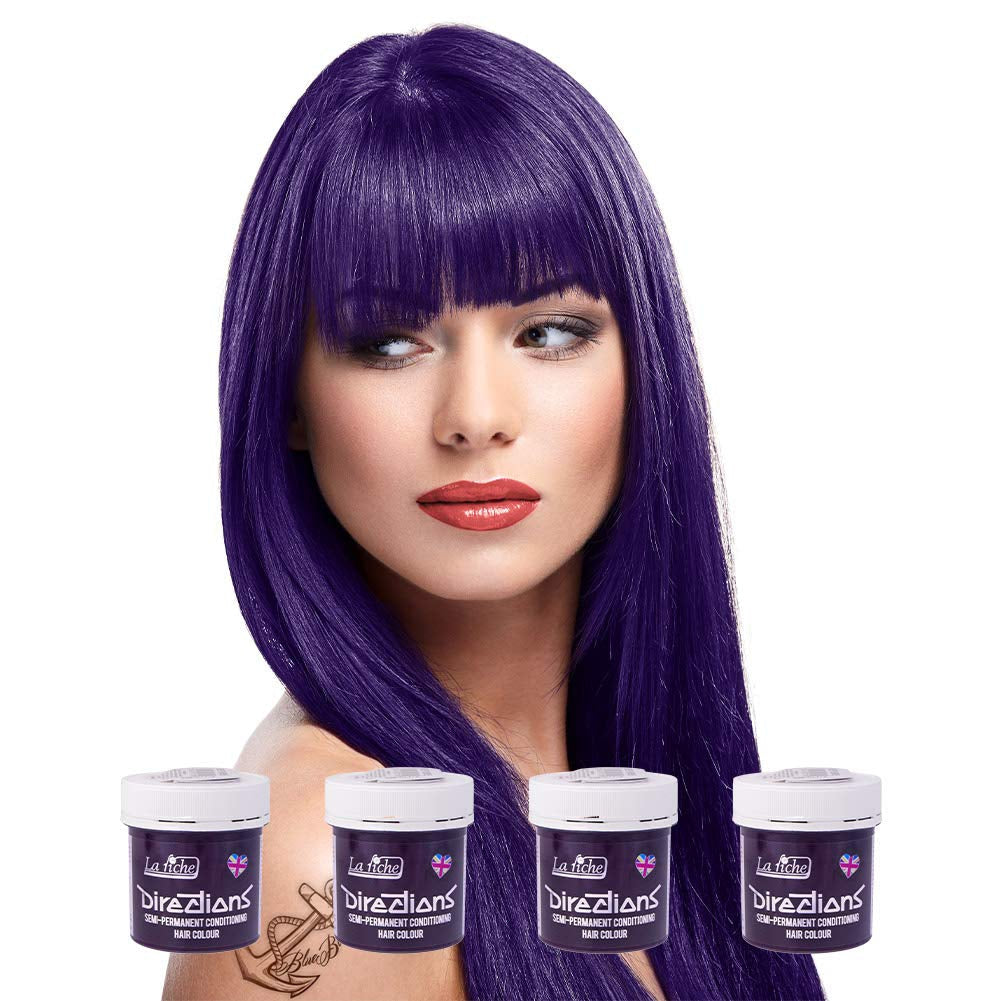 Sposób użycia Półtrwała farba do włosów 88ml - Fluorescencyjna Pomarańcza Farba do włosów Naty Shop Black 88 ml (4 sztuki w opakowaniu)