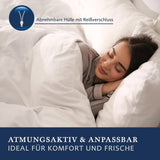 Billerbeck Pillow S20 Latex - Poduszka pod kark 40 X 80 cm - Poduszka podtrzymująca szyję z miękkim rdzeniem lateksowym, biała Poduszki standardowe Naty Shop