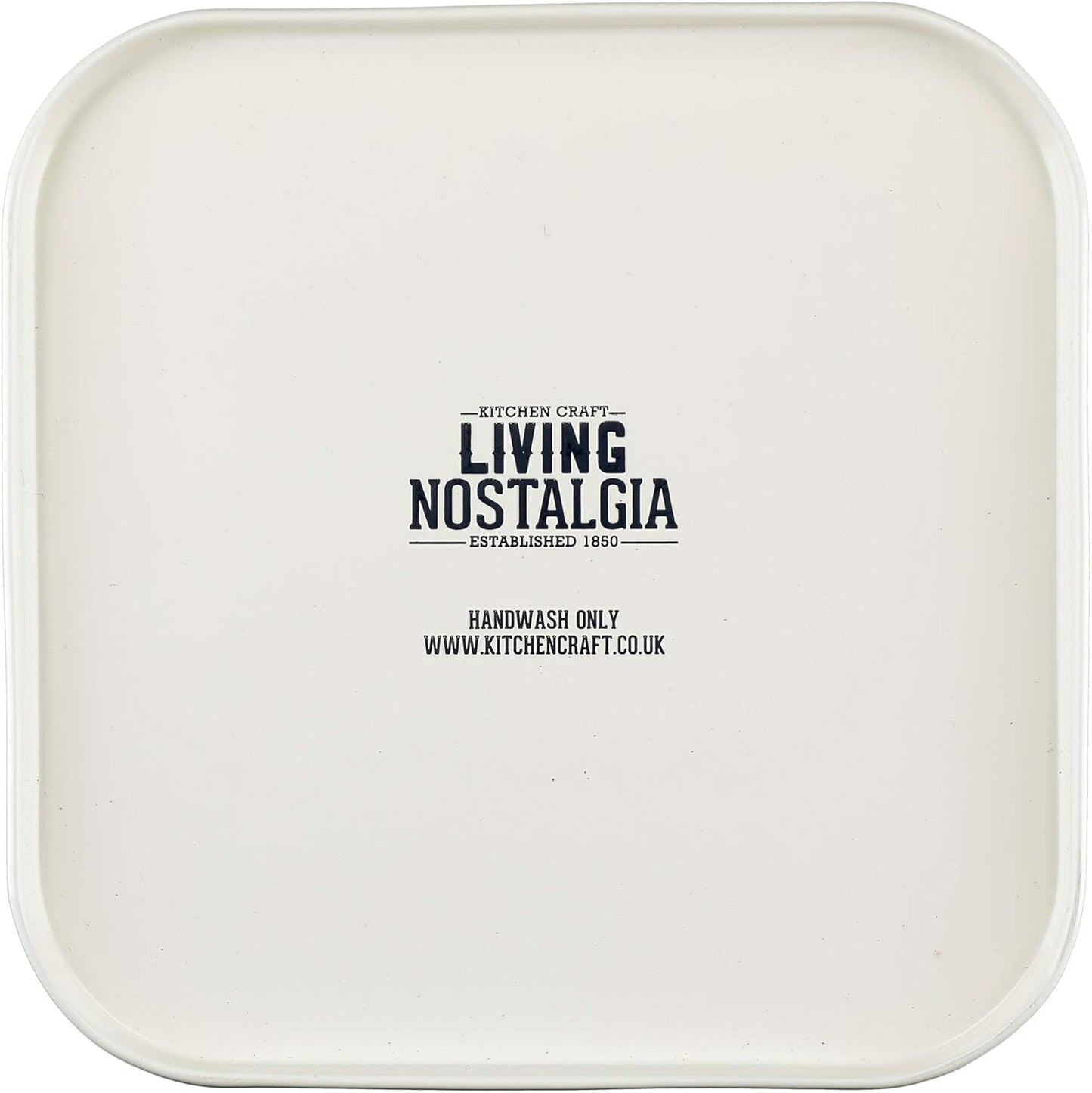 KitchenCraft Living Nostalgia Zestaw 3 słoików do przechowywania herbaty, cukru i kawy w pudełku upominkowym, stal, antyczny krem, 11 cm x 11 cm x 17 cm, niebieskie pudełka do przechowywania żywności w stylu vintage Naty Shop