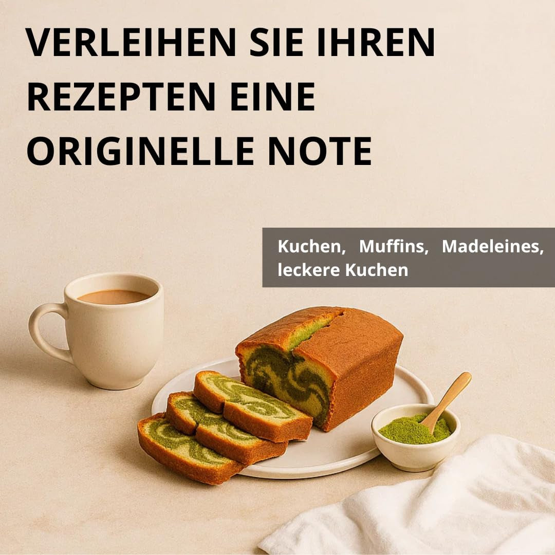 | Matcha organiczny proszek 100 g | Ceremonialna klasa zielonej herbaty Matcha w proszku | 100% naturalności i najwyższej jakości | Herbata detoksykująca | Kompatybilny z zestawem Matcha, łodygą, miską i szklanką.