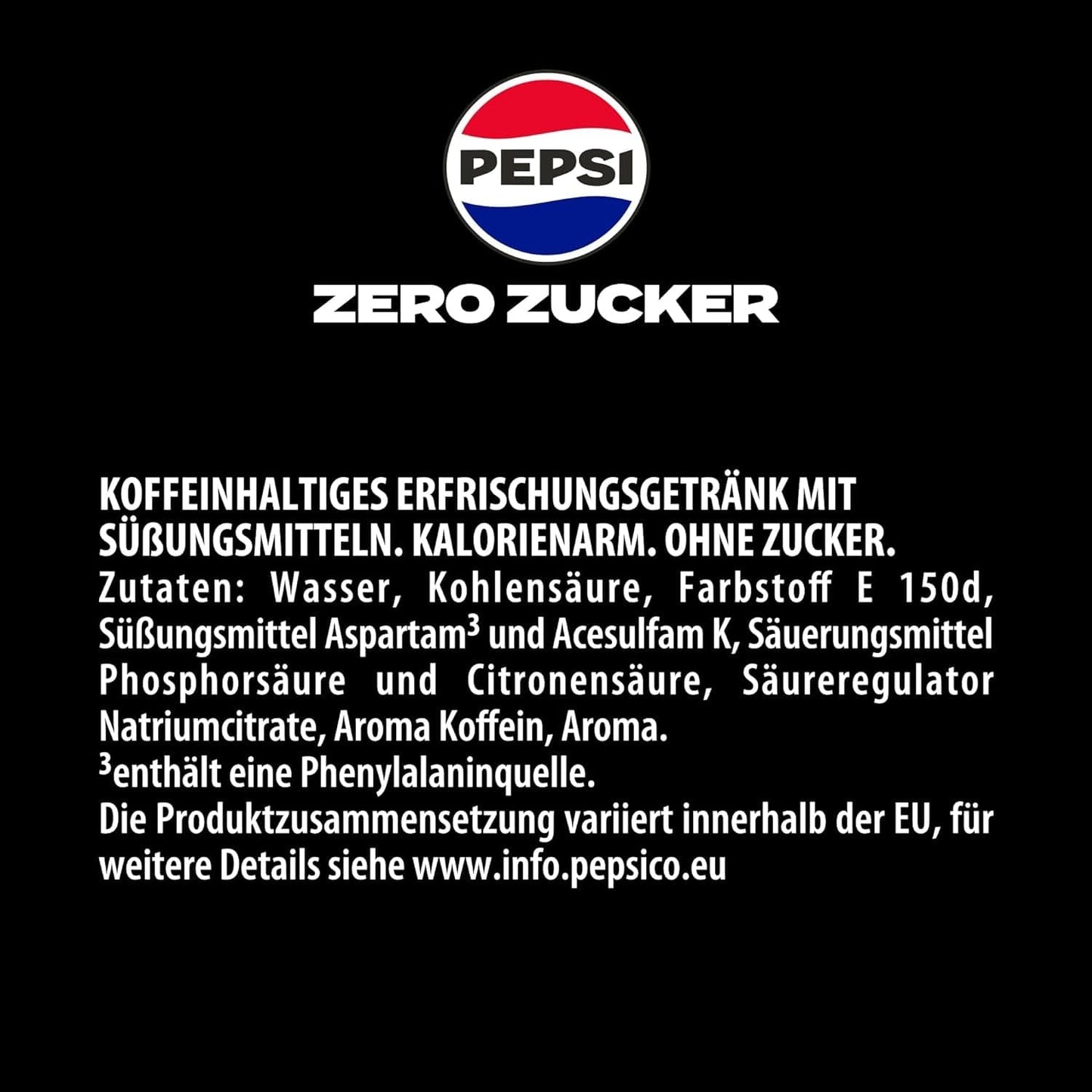 Pepsi Zero Sugar, Napój bez cukru od Pepsi, bez kalorii, zestaw 6 x 1,75 litra Napoje bezalkoholowe Naty Shop