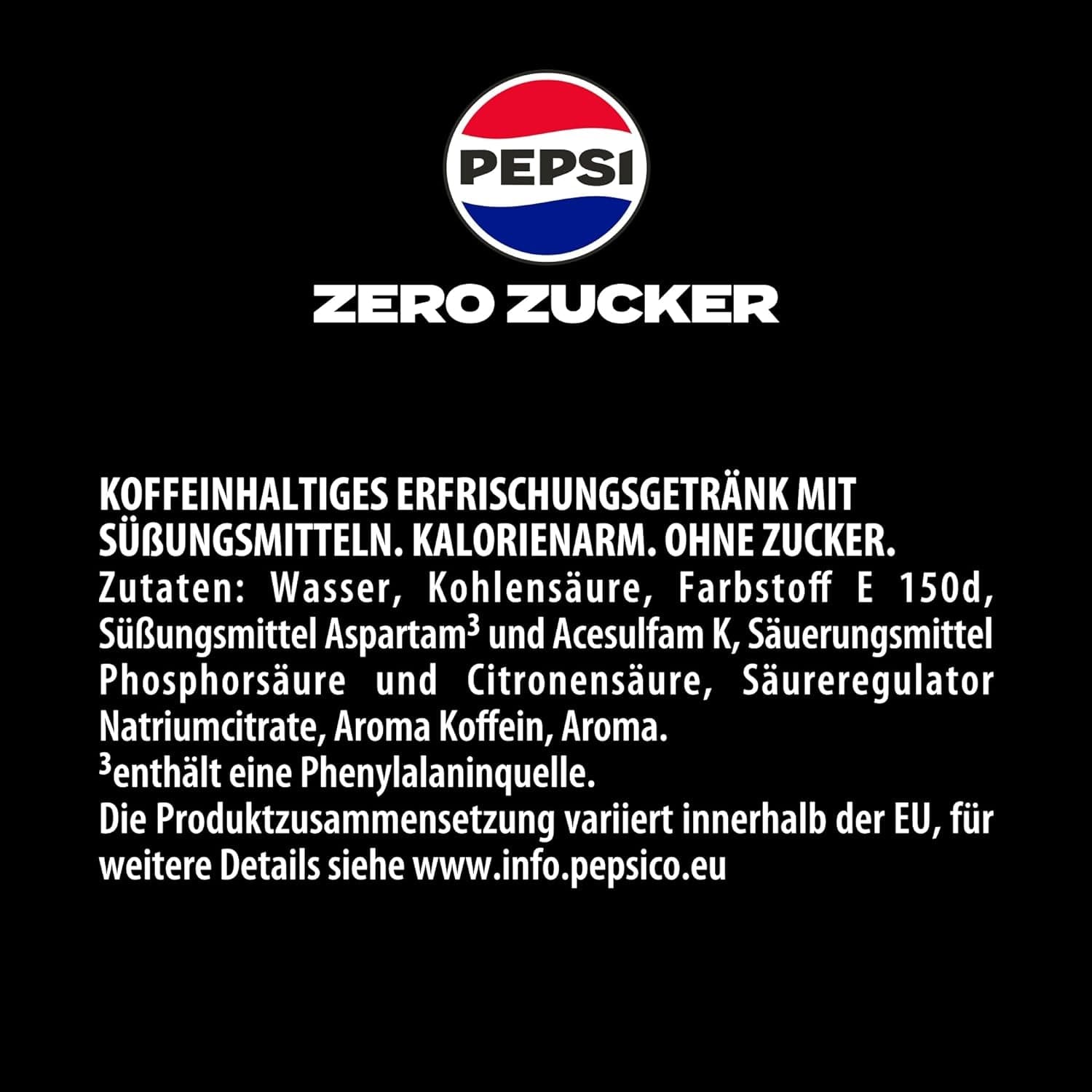 Pepsi Zero Sugar, Napój bez cukru od Pepsi, bez kalorii, zestaw 6 x 1,75 litra Napoje bezalkoholowe Naty Shop