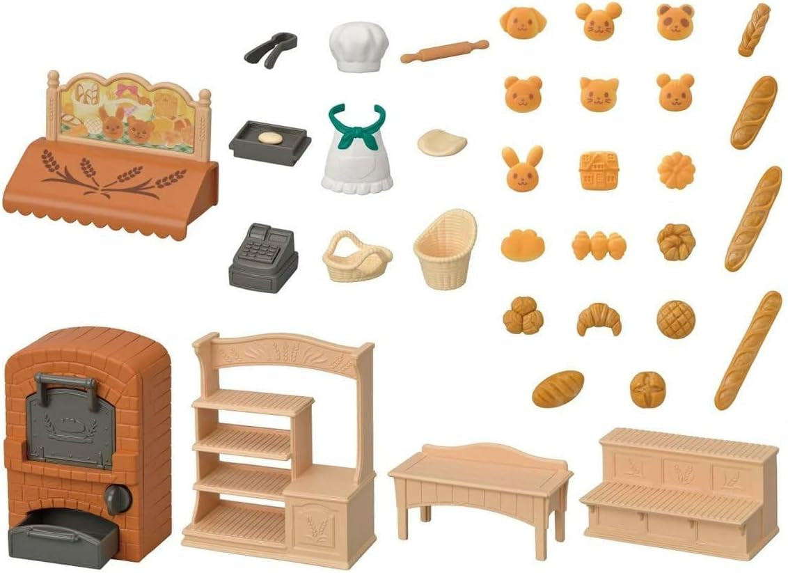 Sylvanian Families 5536 Zestaw startowy – dom piekarniczy – domek dla lalek Domki dla lalek Naty Shop