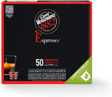 Caffè Vergnano 1882 - Èspresso Kompostierbare Kaffeekapseln, Kompatybilny z Nespresso, Cremoso (kremowy) - Packung Enthält 50 Kapseln