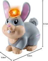 Vtech Tip Tap Baby Animals - Królik - Interaktywna zabawka ze światłem i muzyką do pomysłowego odgrywania ról - Dla dzieci w wieku 1-5 lat Bebe Toys Naty Shop