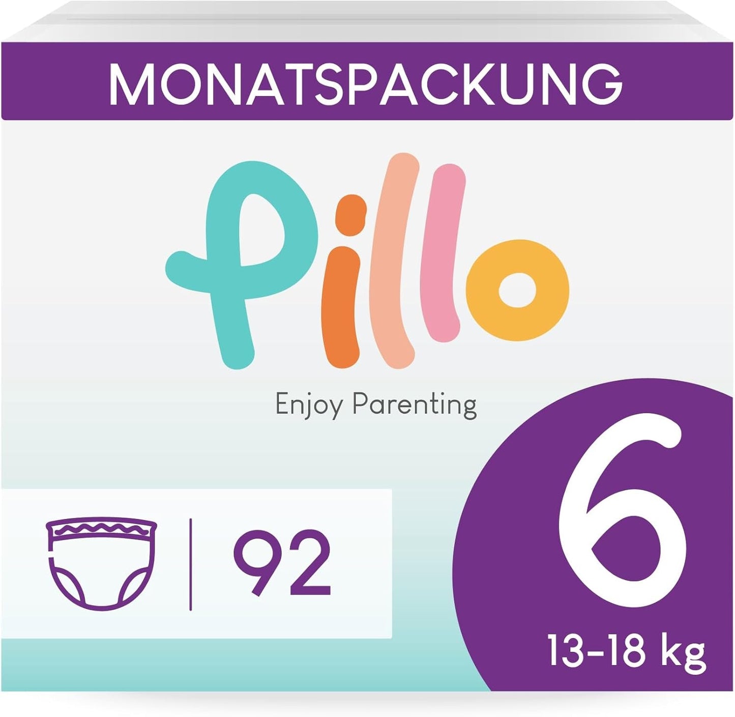 Pieluchy Pillo, rozmiar 7, 84 sztuki, 4 opakowania po 21 pieluszek, rozmiar 7 - XXL (15+ kg) - Pieluchy dziecięce