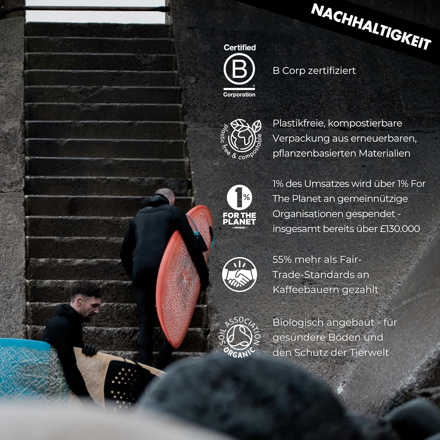 EXHALE Bio GANZE BOHNEN – Dunkel Gerösteter Kaffee – opakowanie 450g – Mykotoxinfrei & Geeignet für Kuloodporna kawa – Single Origin i 100% Arabica Bohnen