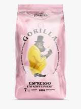 Espresso GORILLA 1000g bezkofeinowe, całe ziarna
