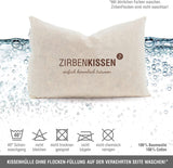 Rodzina szwajcarskiej sosny kamiennej Poduszka ze szwajcarskiej sosny kamiennej Simply Heavenly Dreaming 30X20 cm, drewno, naturalne, 1 sztuka (1 opakowanie) Poduszki standardowe Naty Shop