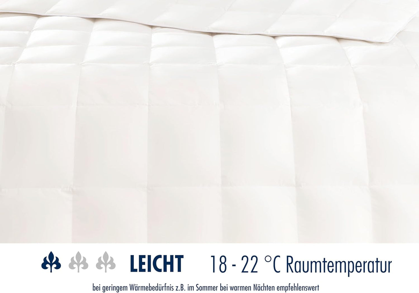 Kołdra puchowa Irisette Nora Lekka kołdra letnia z poszyciem 100% bawełny, wypełnieniem 100% puchem klasy I, 135 x 200 cm, certyfikat Oeko-Tex, wyprodukowana zgodnie z niemieckimi standardami jakości. Kołdry i kołdry Naty Shop