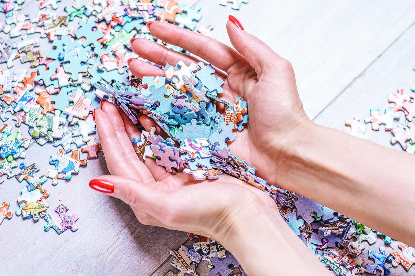Kwiaty nr 1 - 1000-elementowe puzzle panoramiczne dla dorosłych Puzzle Naty Shop