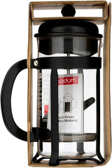 Bodum 1908-01 Ekspres do kawy Java, 8 filiżanek, 1 L, wielowarstwowy, czarny, 10,6 x 16,3 x 24,5 cm, 6 sztuk
