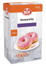 RUF Tęczowa posypka cukrowa, 1 kilogram Naty Shop Nonpareilles