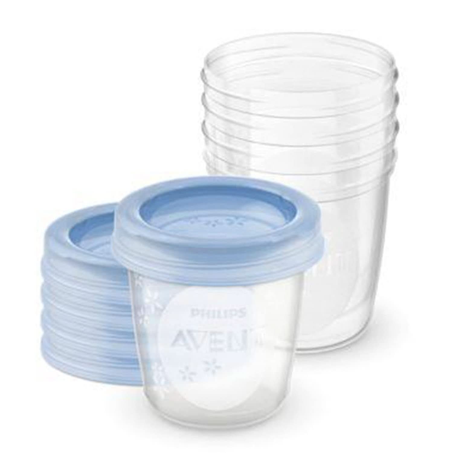 Philips AVENT SCF619/05 Przechowywanie Becher Für Muttermilch, Becher Inklusive Deckel Akcesoria Żywność i karmienie piersią Sklep Bebe Naty