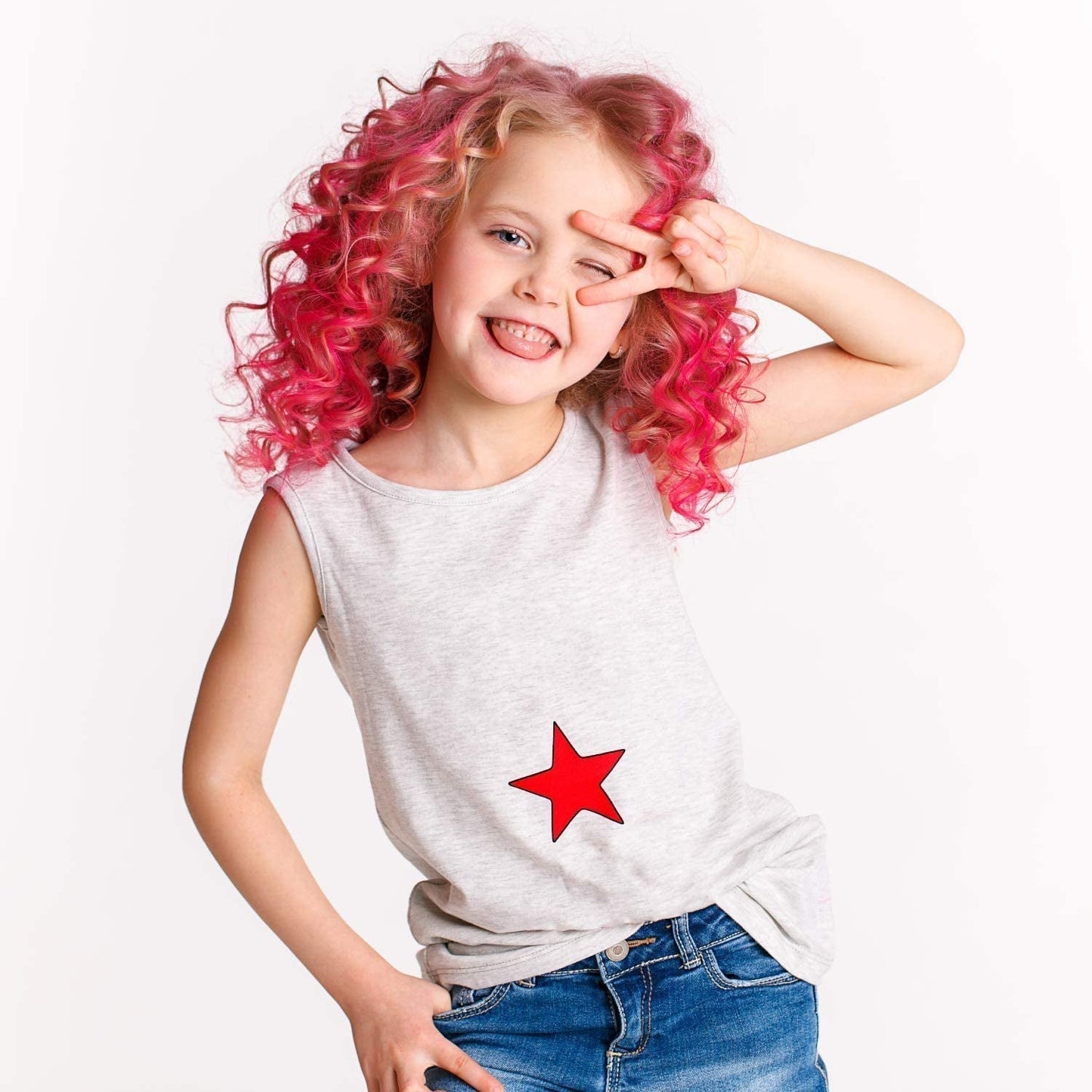 Desire Deluxe kreda do włosów prezenty dla dziewczynek, kreda do włosów do farbowania włosów zabawki na Boże Narodzenie, 10 zmywalnych pisaków do farbowania włosów na karnawał, 3 4 5 6 7 8 9 11-letnia farba do włosów Naty Shop