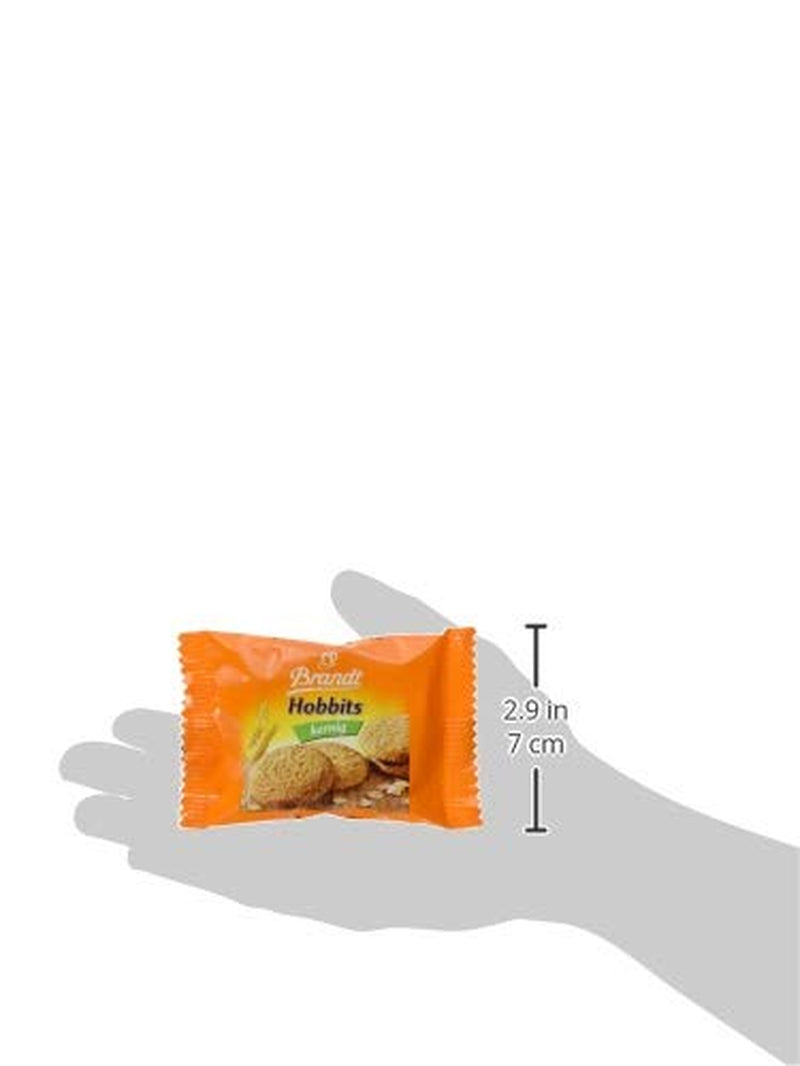 Brandt Hobbits Crunchy – 2 opakowania – Pudełko cateringowe zawierające 60 opakowań – Pełnoziarniste ciasteczka owsiane o wysokiej zawartości błonnika (60 x 22,8 g)