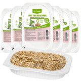 Rodzina Elfów Konjak Reis Thai Brauner Shirataki Bowl - [Diätbox für 1 Wo.] - Instant Jasmin Reis - Fertiggerichte für Mikrowelle - Natürlich Superfoods Mikronährstoffe - Vegan/Low Carb/Fettfrei - 6er Box