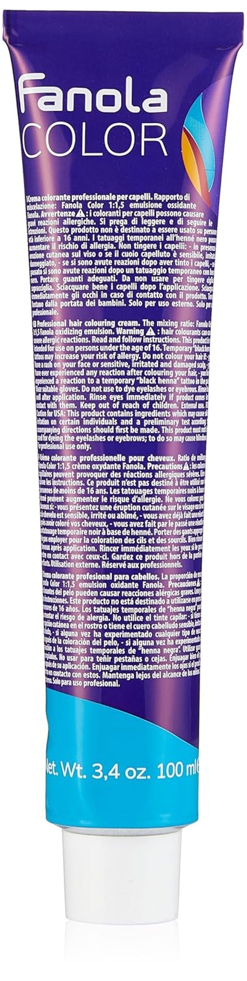 Fanola crema colore Krem koloryzujący 7.0 Blond, 100 ml