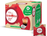 Gimoka Kompostierbare Kaffeepads, Gran Bar Intenso Kaffeemischung, Intensität 12-100 Pads - Kompatybilne z papierowymi podkładkami ESE System 44 mm