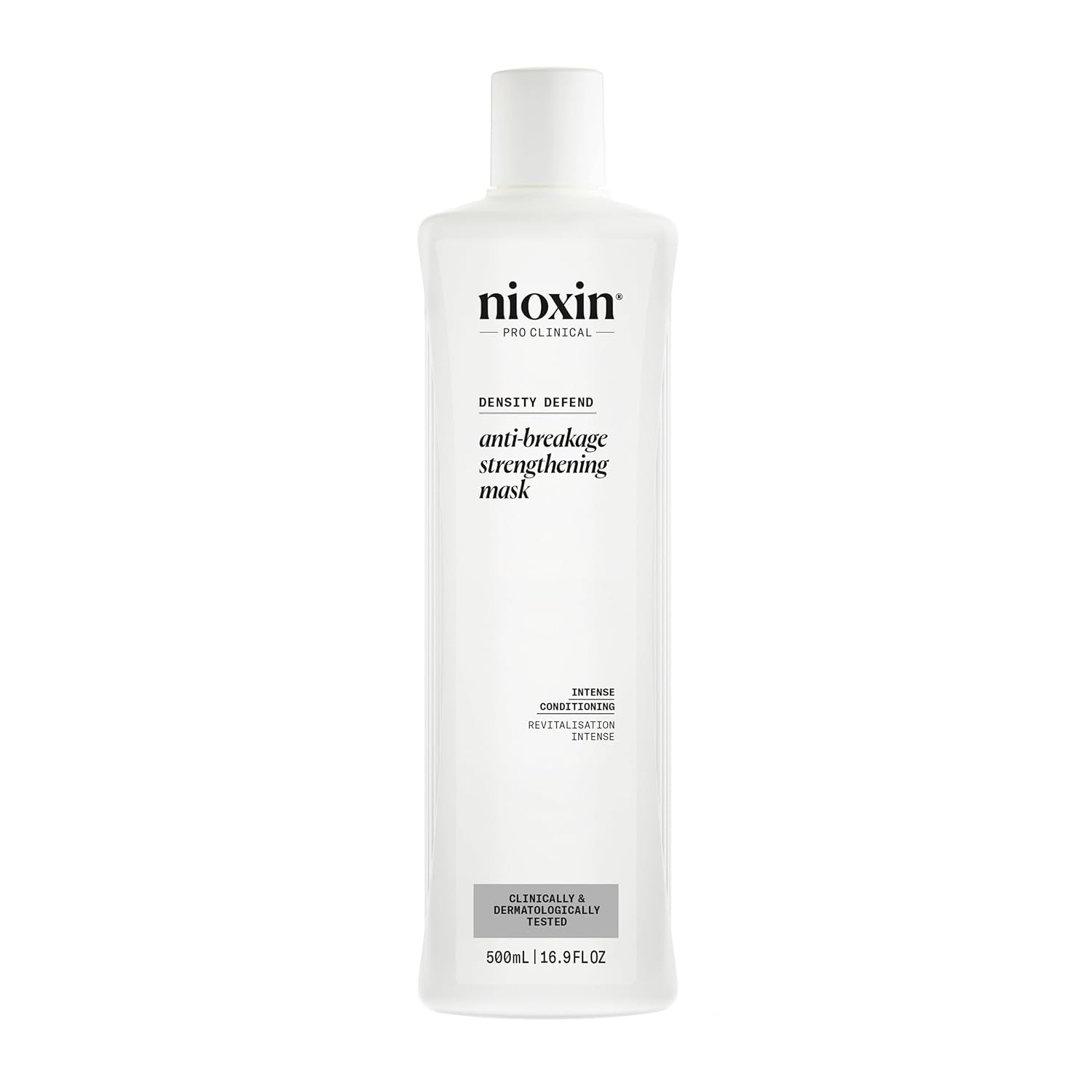Nioxin Density Defend Anti-Breakage Wzmacniająca maska do włosów - Nawilżająca maska do włosów przeciw łamliwości włosów, pielęgnacja włosów bez spłukiwania z witaminą C Maska do włosów Naty Shop 500 Ml (1 opakowanie)