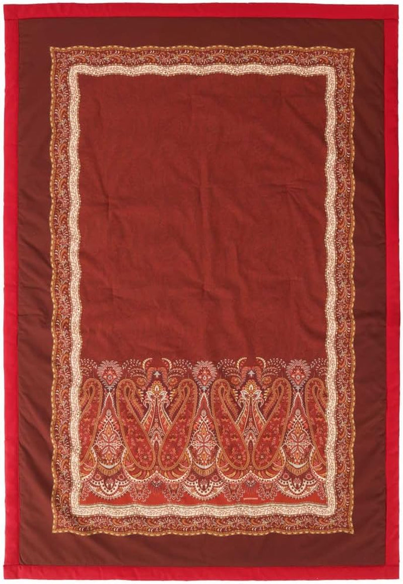 BASSETTI bawełna w kratkę SABBIONETA kolor NIEBIESKI B3 rozmiar 135X190 Pościele i kołdry Naty Shop Bordeaux 135X190