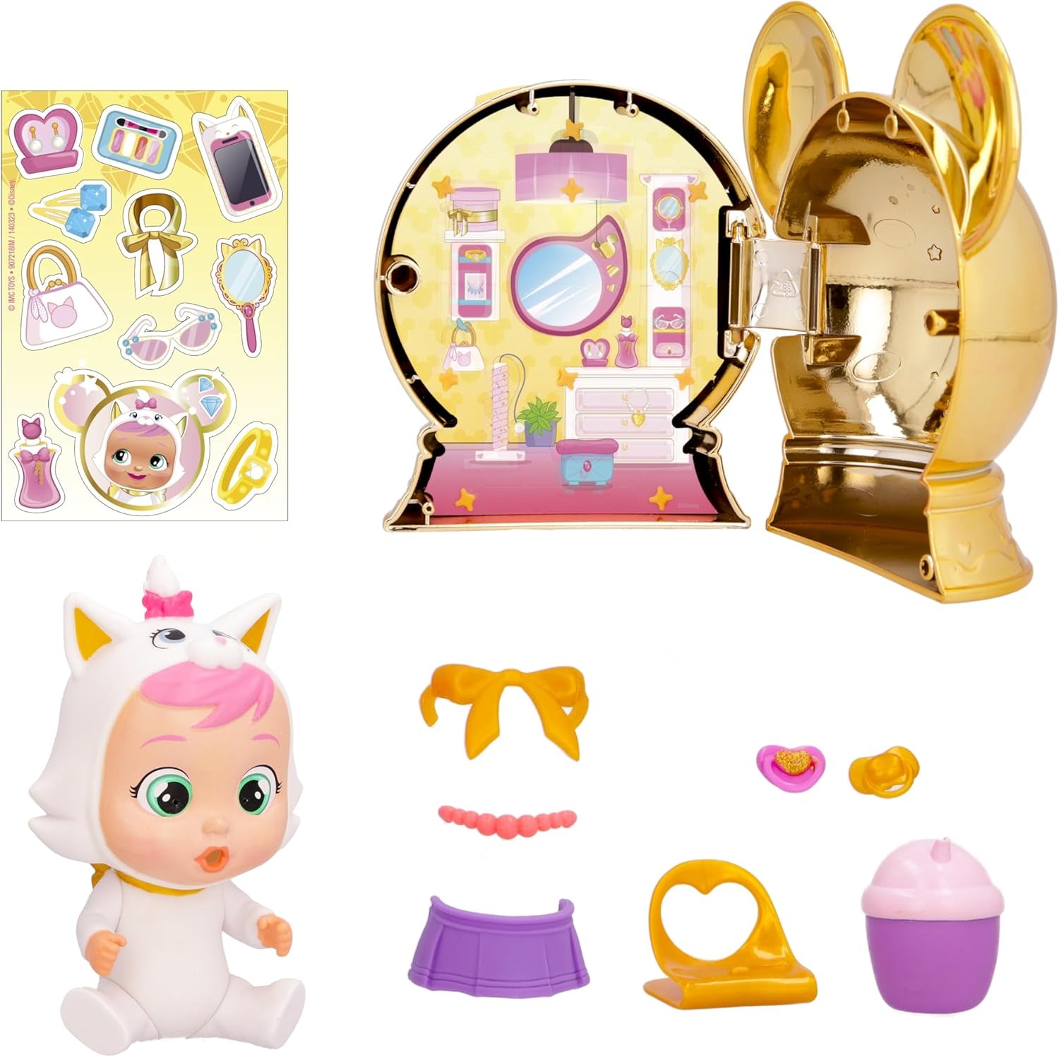 Wielokolorowa lalka Cry Babies Magic Tears 82663IM