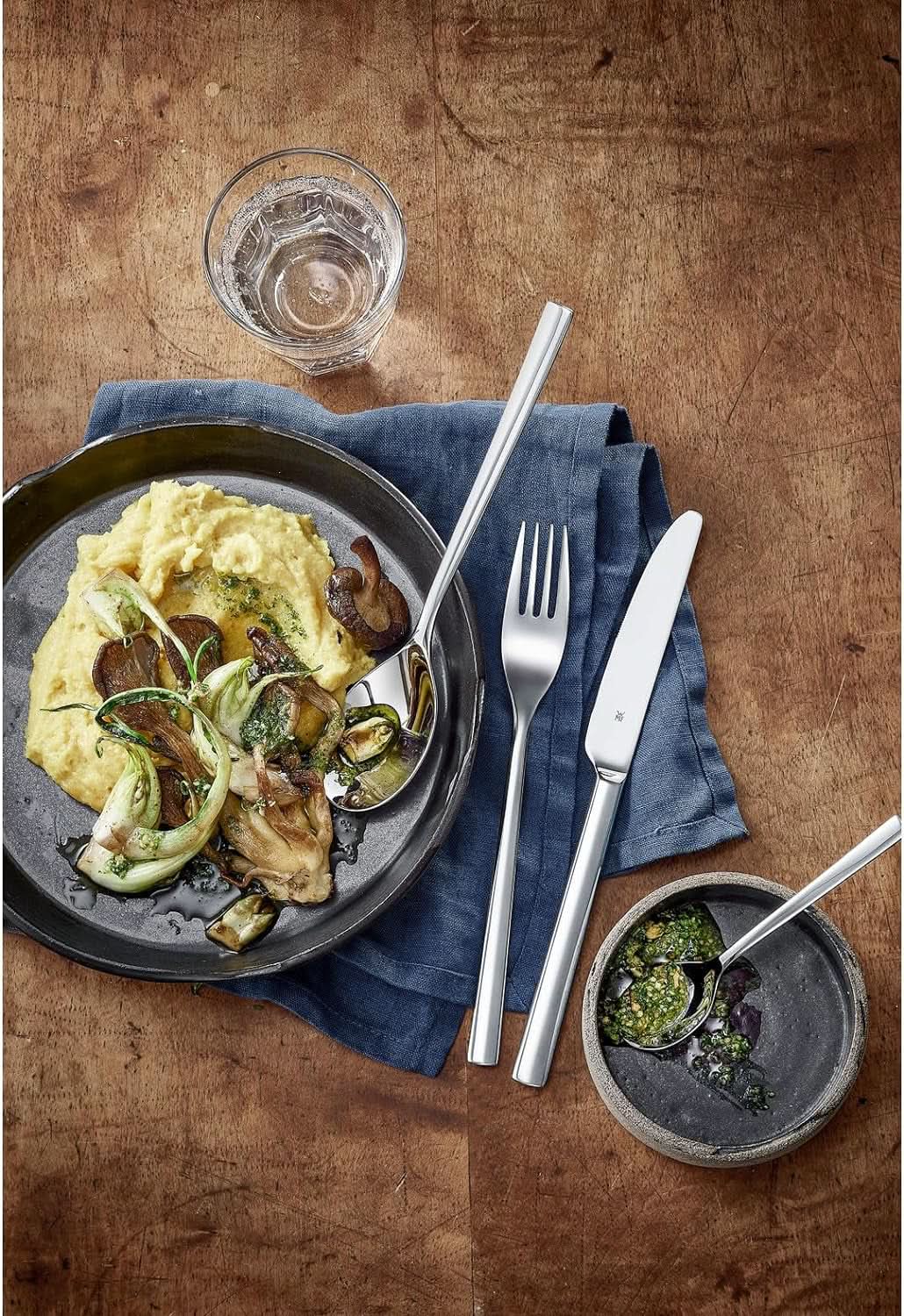 Zestaw sztućców Silit Trend 6 osób, 30 sztuk, noże jednoczęściowe, stal nierdzewna Crominox Kitchen Naty Shop