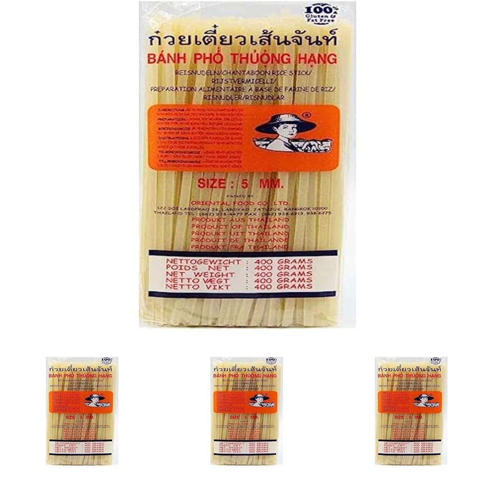 - Makaron ryżowy (prawy) 5 mm, (1 x 400 g)