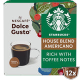 Mieszanka domowa STARBUCKS autorstwa Nescafé Dolce Gusto, Mittlere Röstung, Kaffeekapseln 6 x 12 (72 Kapseln)